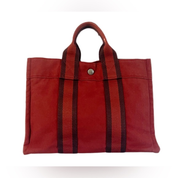 Hermes Fourre Tout PM Canvas Tote Handbag - Picture 3 of 17